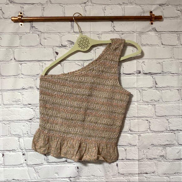 American Eagle smocked one shoulder top #291 - Picture 3 of 7